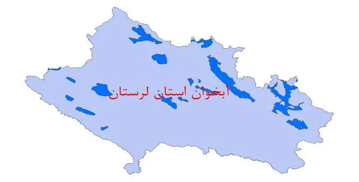 نقشه جی آی اس (GIS) آبخوان استان لرستان