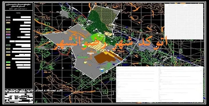 دانلود نقشه اتوکد (Autocad) رضوانشهر سال 89