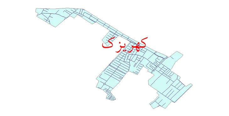 دانلود نقشه معابر شهر کهریزک + pdf باکیفیت