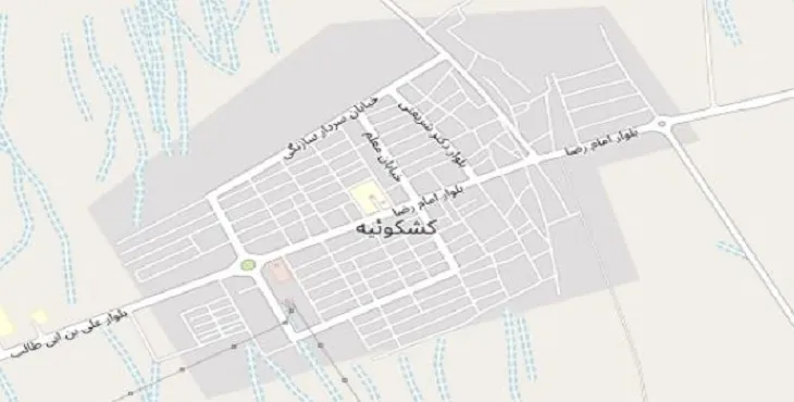 دانلود نقشه pdf شهر کشکوئیه رفسنجان