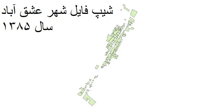 نقشه شیپ فایل بلوک آماری شهر عشق آباد + فایل اکسل