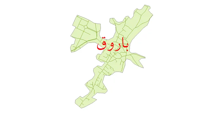 دانلود نقشه معابر شهر باروق + pdf باکیفیت