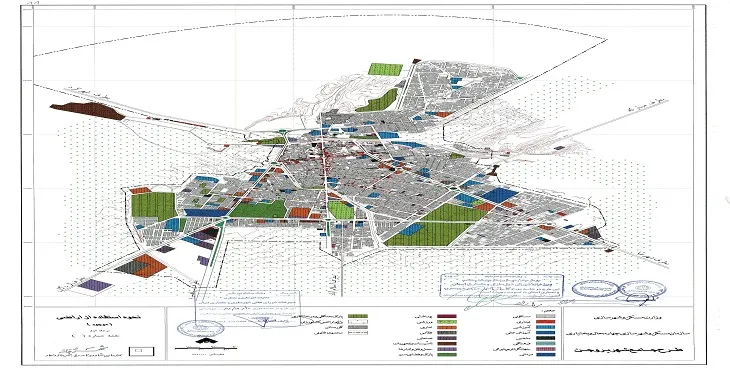 طرح جامع شهر بروجن سال 80 + آلبوم نقشه ها