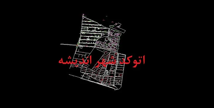 دانلود نقشه اتوکد (Autocad) شهر اندیشه کرج