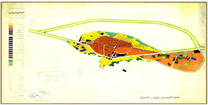 دانلود نقشه کاربری اراضی شهر استهبان | وضع موجود+پیشنهادی