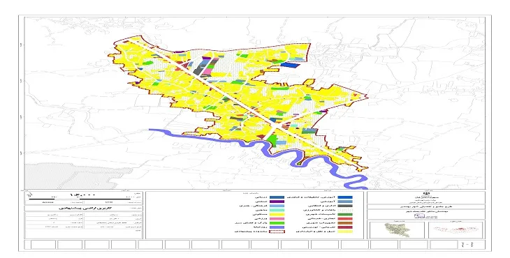  دانلود طرح جامع-تفصیلی شهر بهنمیر سال 95+آلبوم نقشه ها