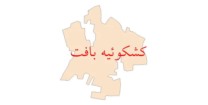 دانلود نقشه معابر شهر کشکوئیه بافت + pdf باکیفیت