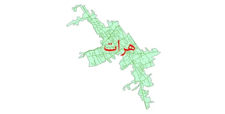 دانلود نقشه معابر شهر هرات + pdf باکیفیت