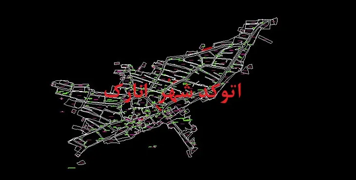 دانلود نقشه اتوکد (Autocad) شهر انارک