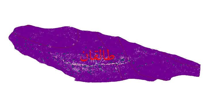 کاملترین شیپ فایل های شهرستان طالقان