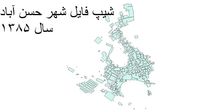 دانلود شیپ فایل بلوک آماری شهر حسن آباد اصفهان