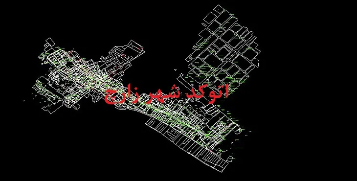 دانلود نقشه اتوکد (Autocad) شهر زارچ