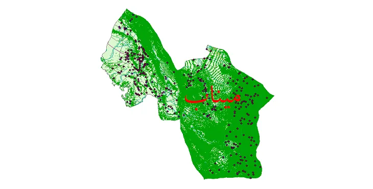 کاملترین شیپ فایل های شهرستان میناب