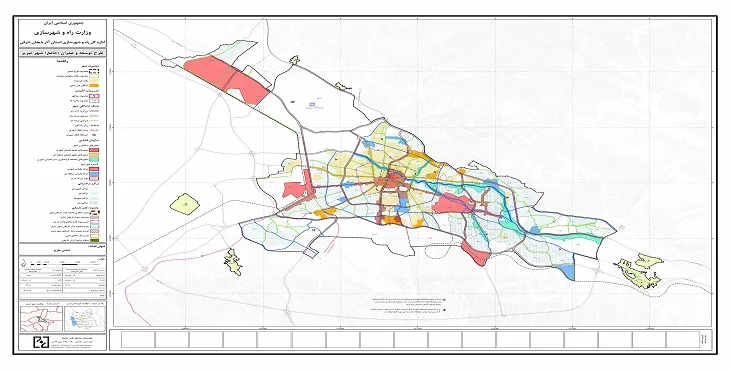 دانلود آلبوم نقشه های طرح جامع شهر تبریز