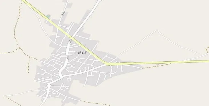 دانلود نقشه pdf شهر کلوانق