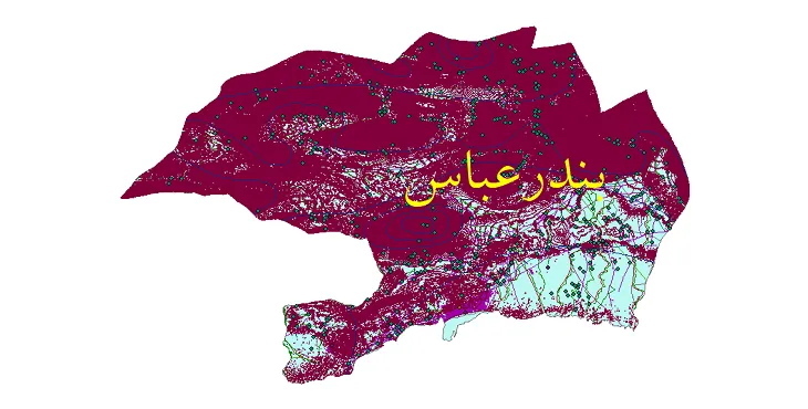 کاملترین شیپ فایل های شهرستان بندرعباس