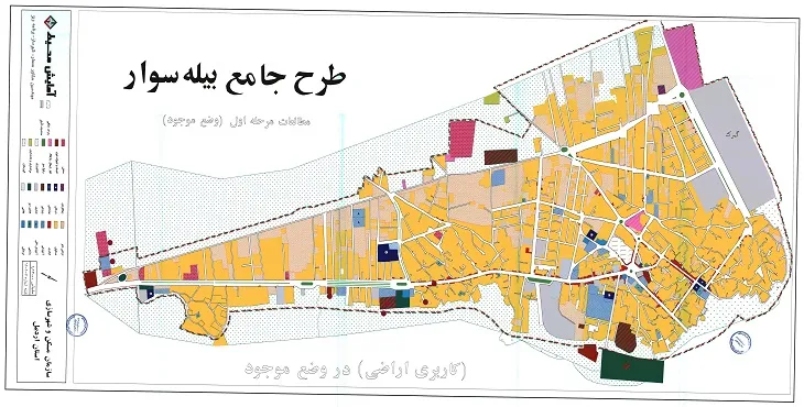 طرح جامع شهر بیله سوار + آلبوم نقشه ها