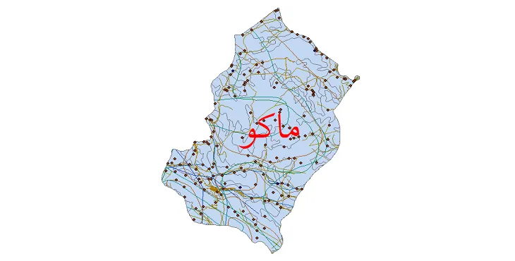 کاملترین شیپ فایل های شهرستان ماکو