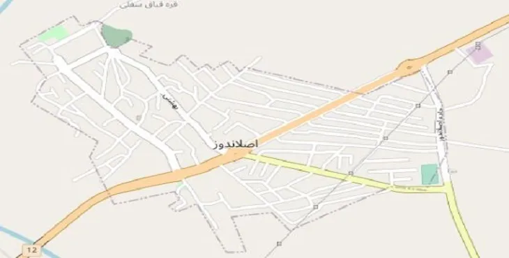 دانلود نقشه pdf شهر اصلاندوز