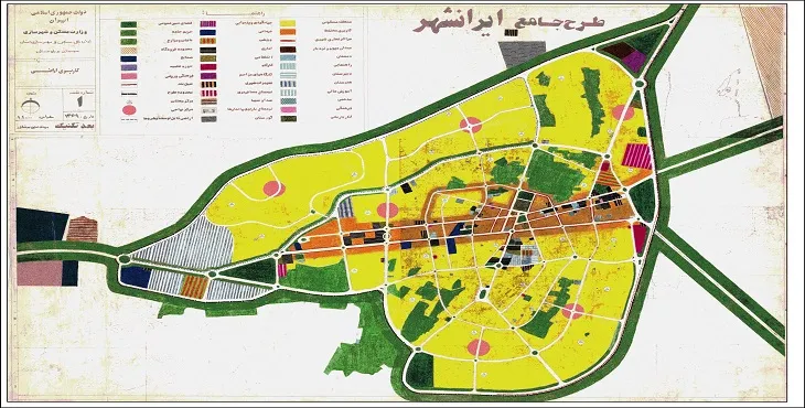 دانلود نقشه کاربری اراضی شهر ایرانشهر