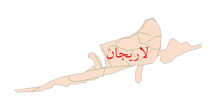دانلود نقشه معابر شهر لاریجان + pdf باکیفیت